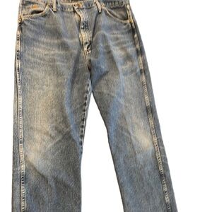 Men's Wrangler George Strait Cowboy Cut Worn in Jeans Size 38 X 32